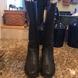 Fitzwell 6.5 Wide calf leather boots.